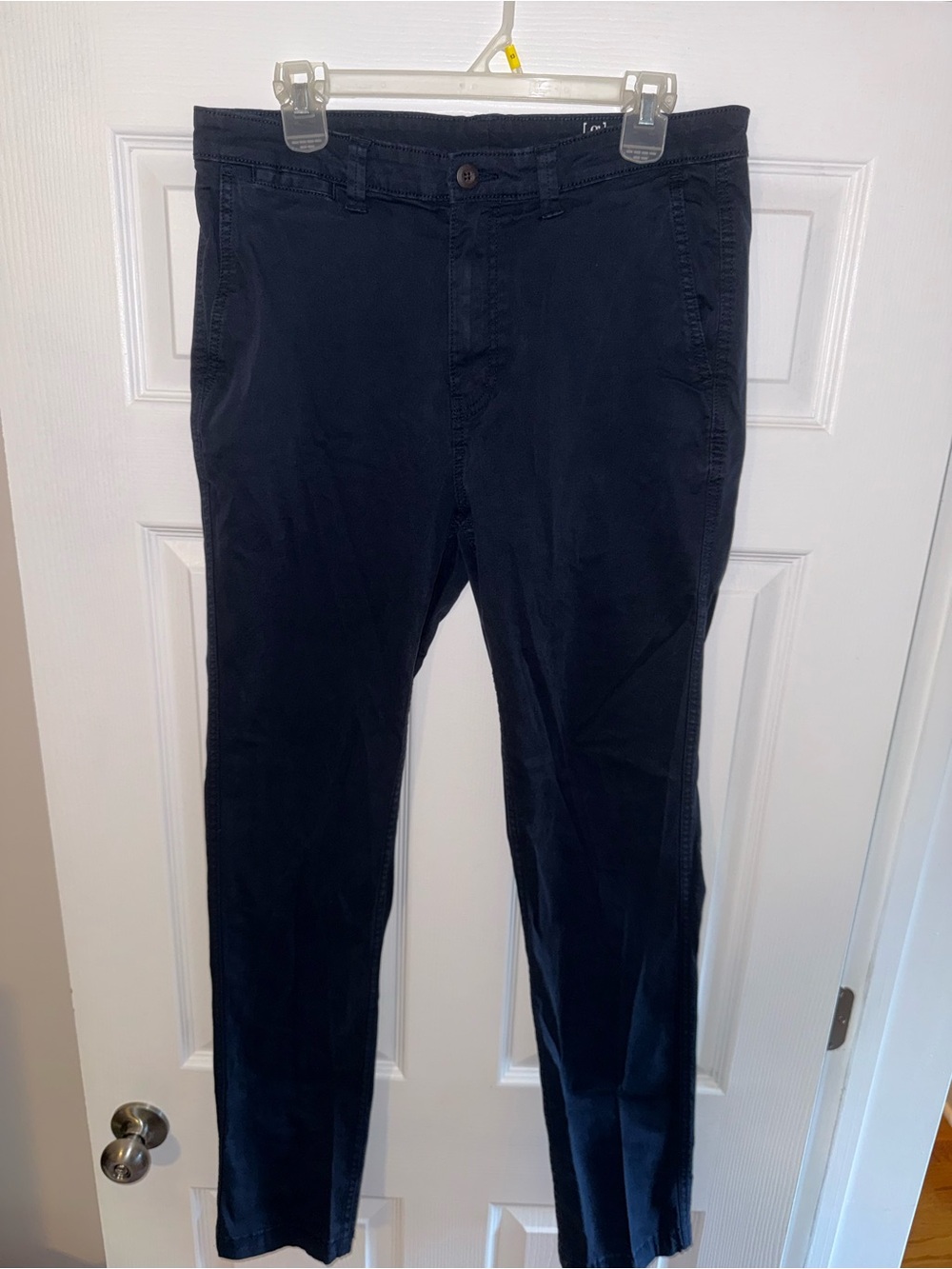 George Men's Navy Chinos - Classic Straight Fit